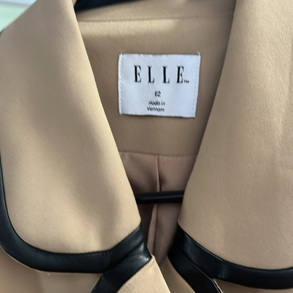 ELLE Ladies Trench with belt size 12 - Picture 2 of 9